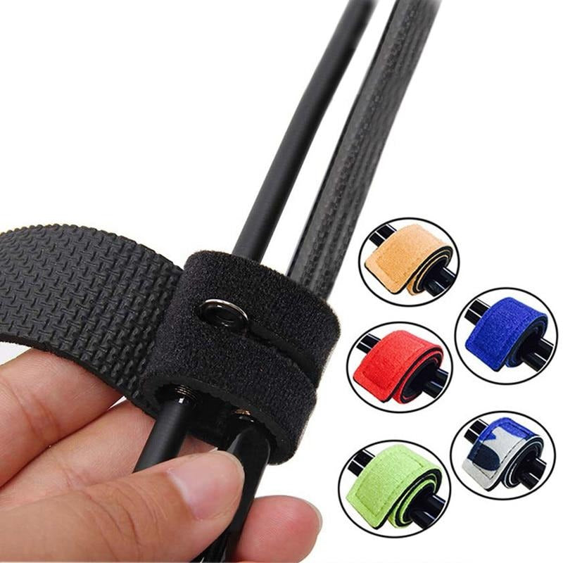 OUTKIT 2PCS New Fishing Tools Rod Tie Strap Belt Tackle Elastic Wrap Band Pole Holder Accessories Diving Materials Non-slip Firm