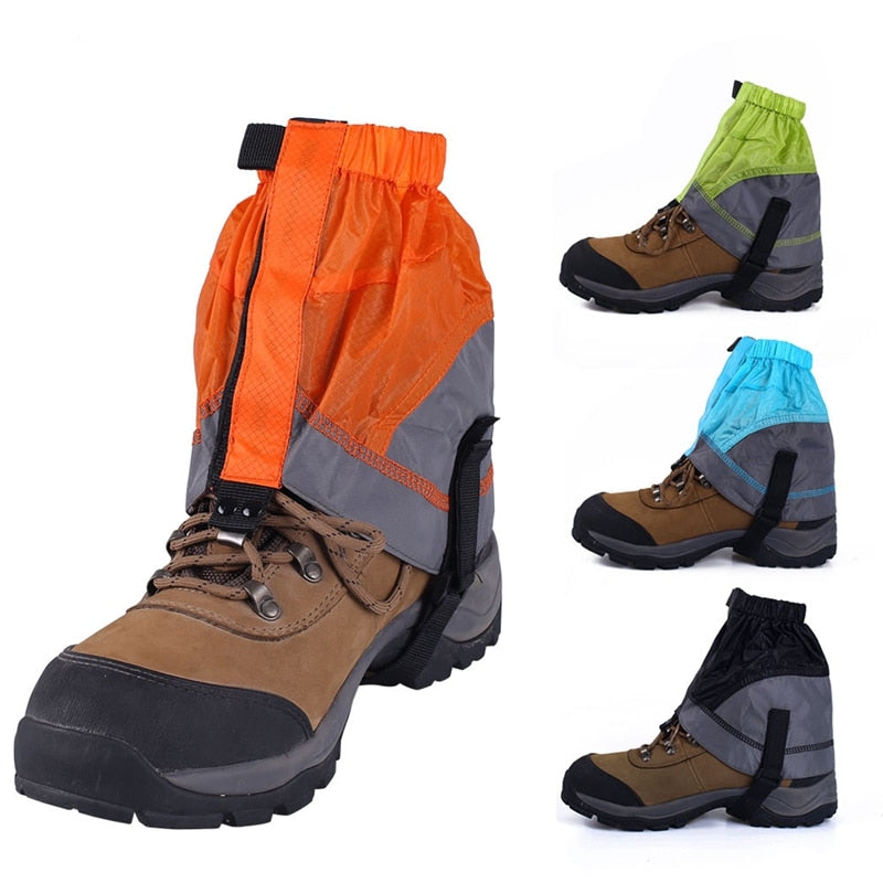 Outdoor Silicon Coated Nylon Snow Leg Gaiters Waterproof Ultralight Legging Protection Guard Shoes