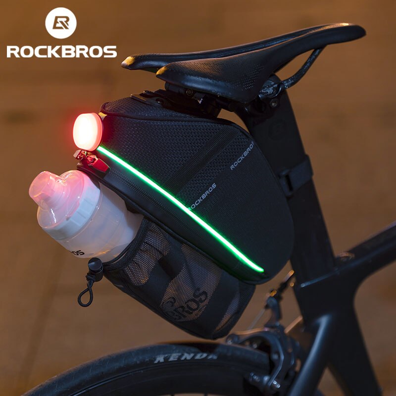 Bicycle Bag Large Capacity Reflective Rainproof Cycling Parcel Quick Realease Ultralight