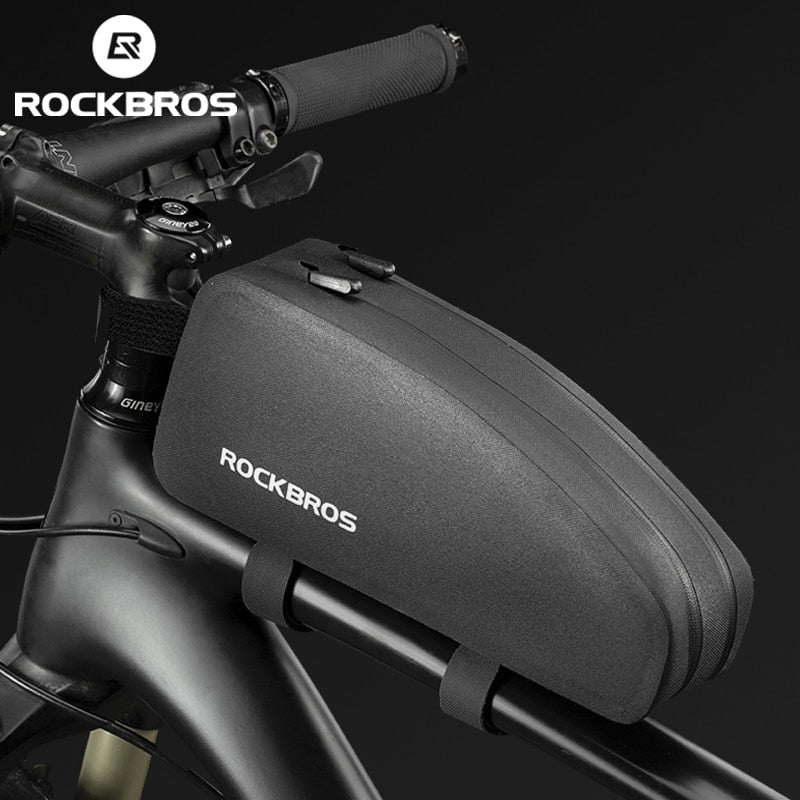 Bicycle Bag Rainproof Top Front Tube Parcel Big Capacity Nylon Ultralight Double Zipper Pocket