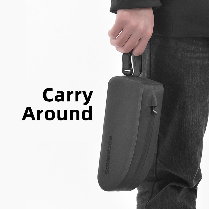 Bicycle Bag Waterproof Cycling Top Front Tube Frame Bag Large Capacity MTB Road Bicycle Pannier