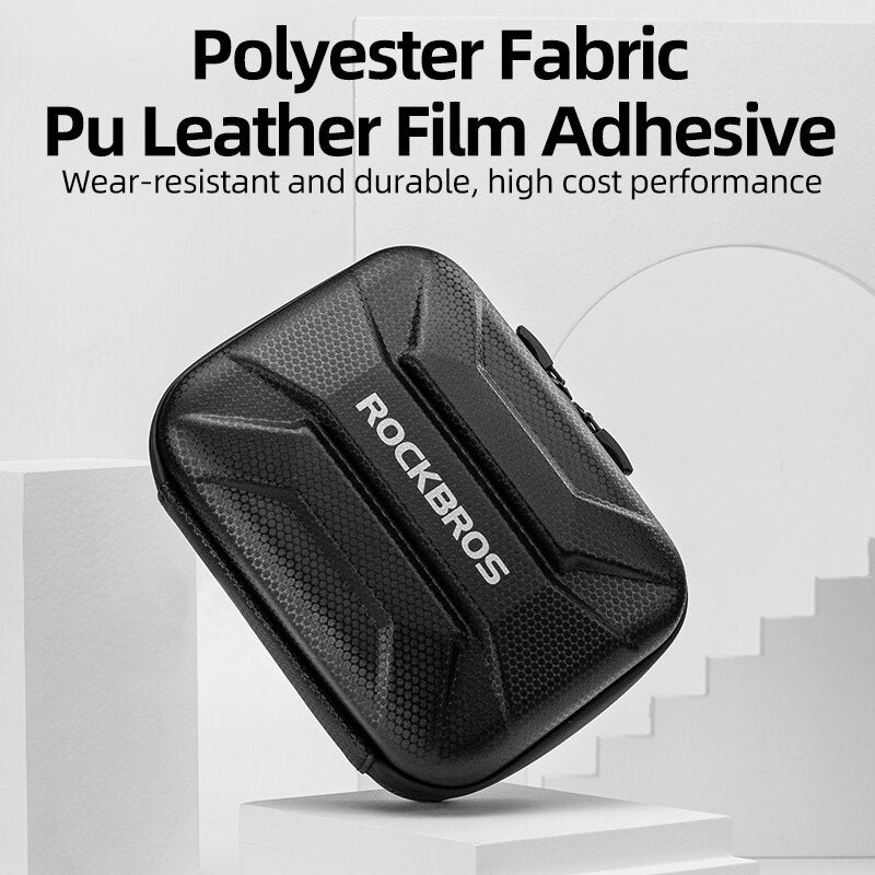 Bicycle Bag Waterproof Hard Shell Bike Bag Front Electric Scooter Panniers Reflective Storage Case