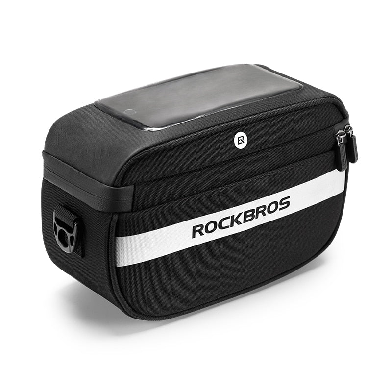Bicycle Front Bag TPU Touch Screen Electric Bicycle Handlebar Bag High Capacity MTB Road Bike Bag