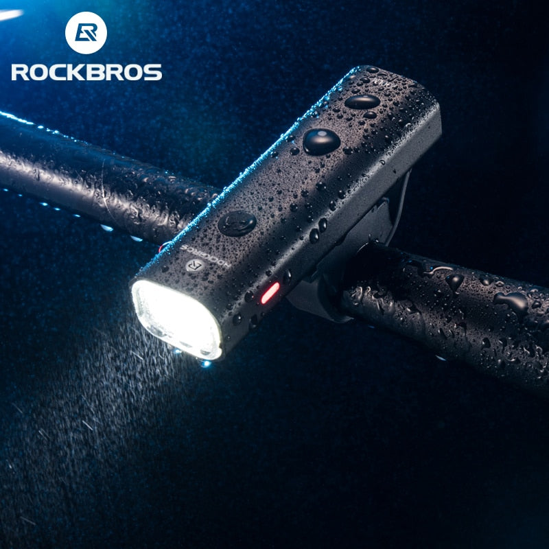 Bike Light Rainproof USB Rechargeable LED 2000mAh MTB Front Lamp Headlight Aluminum