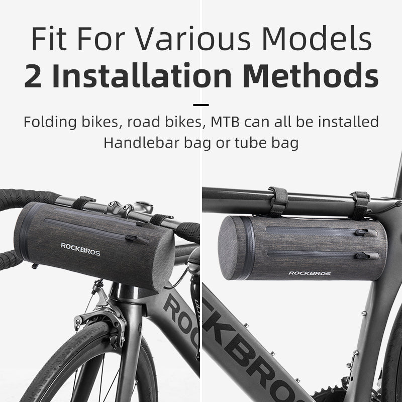 Front Bicycle Bag MTB Road Handlebar Pannier Multi-purpose Large Capacity Backpack Cycling Tube Bag