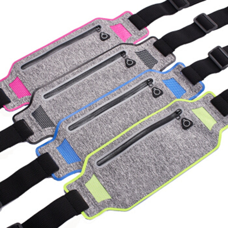 Running Bag Waterproof Running Waist Bag Fanny Pack Men Women Jogging Belt bag Gym Fitness Bag Sport