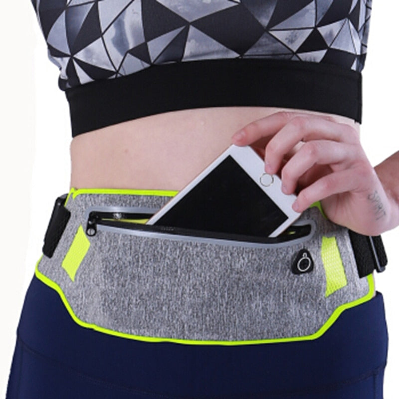 Running Bag Waterproof Running Waist Bag Fanny Pack Men Women Jogging Belt bag Gym Fitness Bag Sport