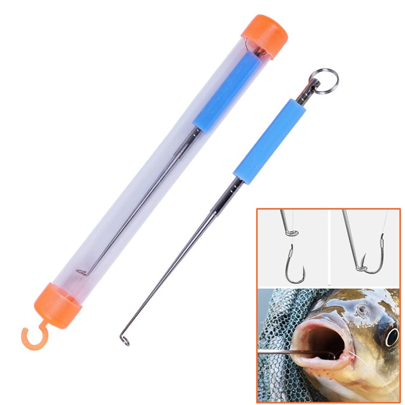 Stainless Steel Easy Fish Hook Remover Safety Fishing Hook Extractor D