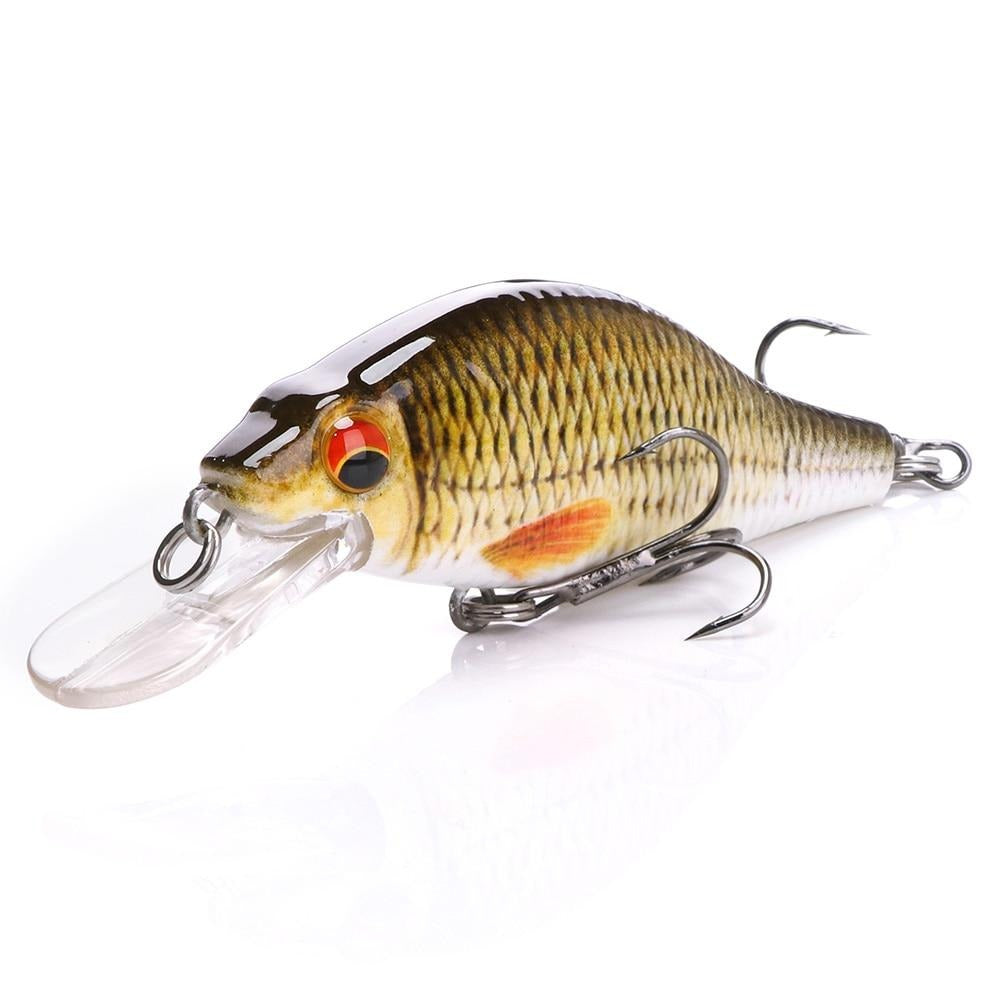 TREHOOK 4g/11g/22g Black Minnow Wobblers Pike Fishing Lure Artificial Bait Hard Swimbait Mini Crankbaits Fsihing Tackle Lures