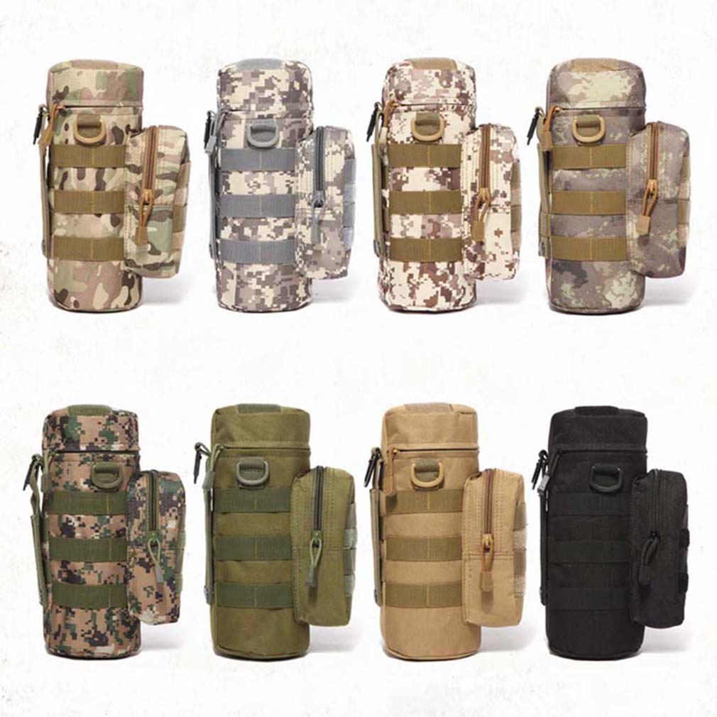 Travel Tool Kettle Set Outdoor Tactical Military Molle System Water Bags Shoulder Bottle Holder