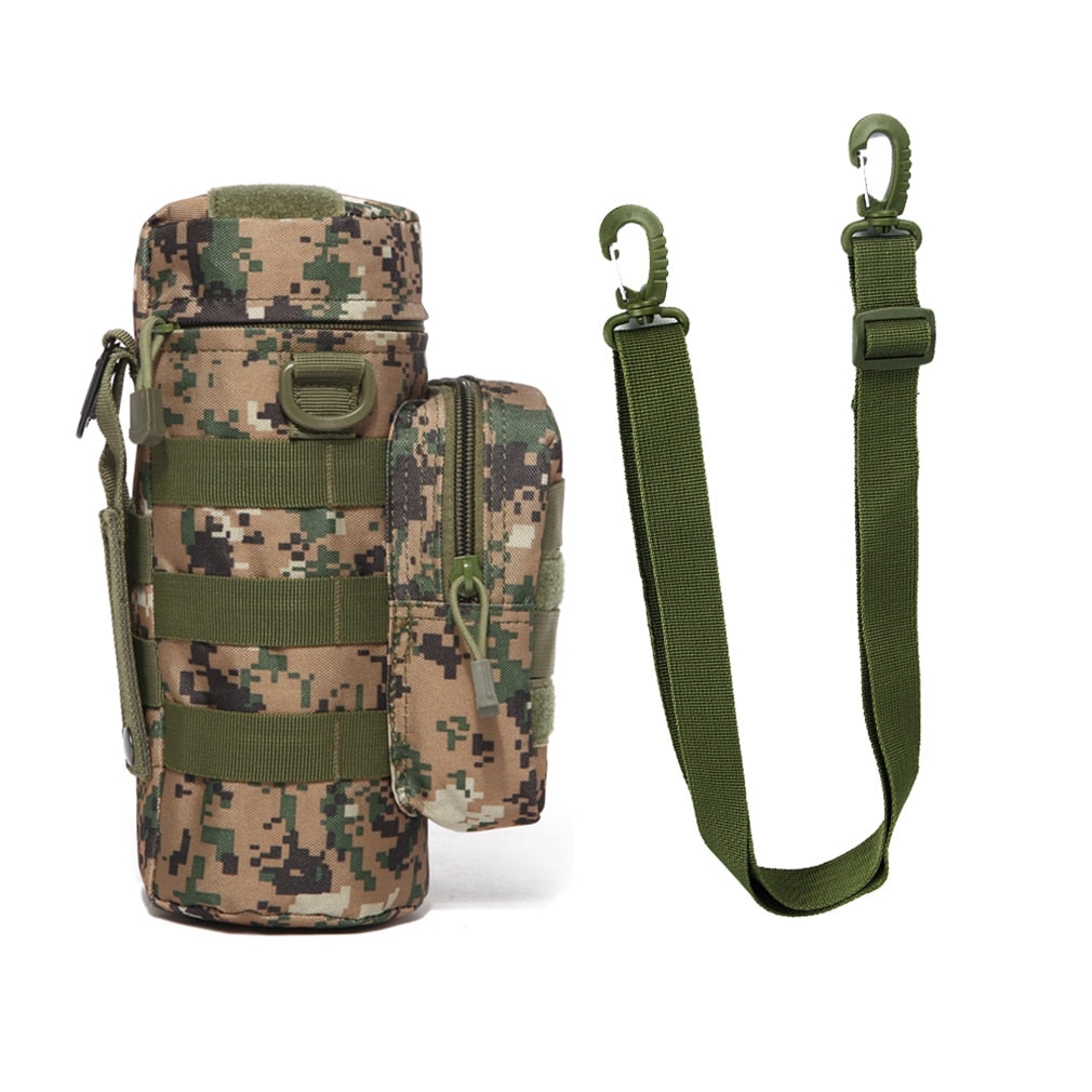 Travel Tool Kettle Set Outdoor Tactical Military Molle System Water Bags Shoulder Bottle Holder