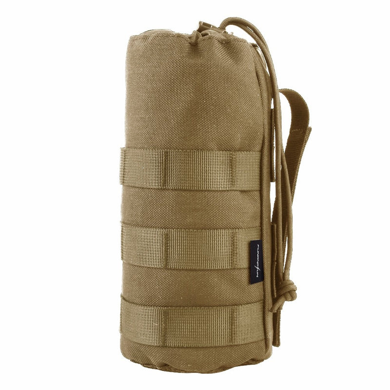 Upgraded Tactical Molle Water Bottle Pouch Bag Military Outdoor Travel Hiking Drawstring Water