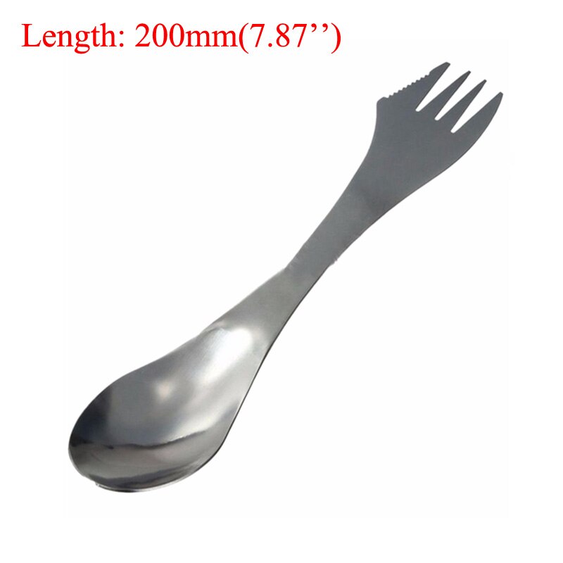 Utensil flatware backpack Portable stainless steel long cookware cutlery tableware multi tool Picnic