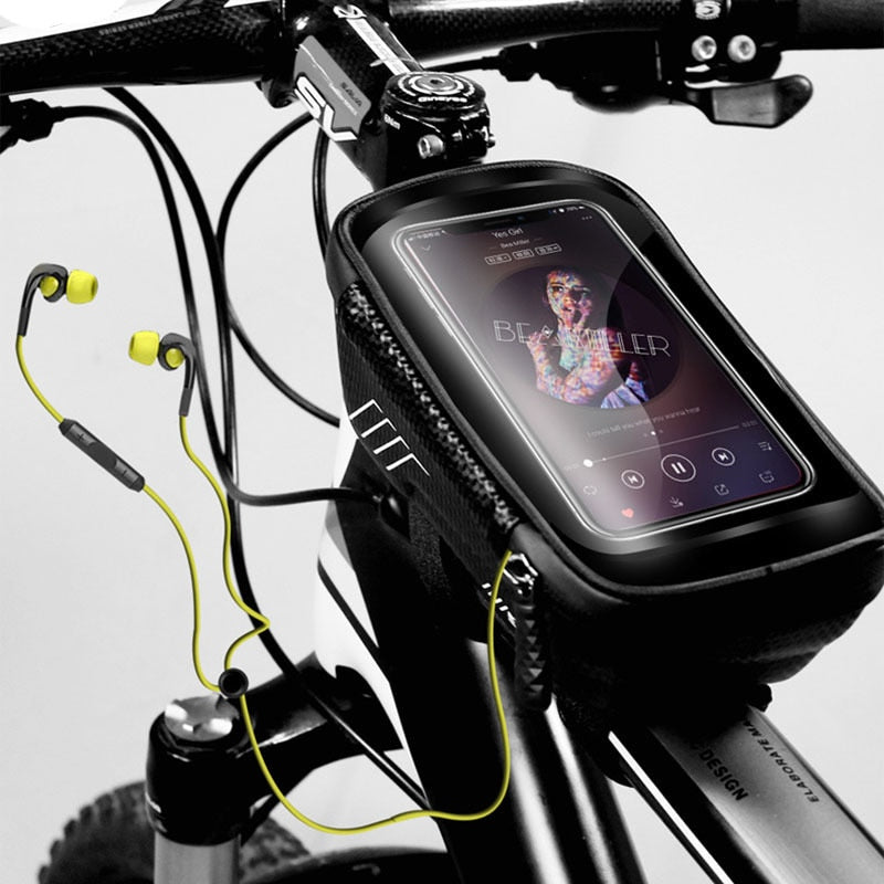 6.2inch Bicycle Bag Bike Rainproof Waterproof MTB Front Bag Mobile Phone Case