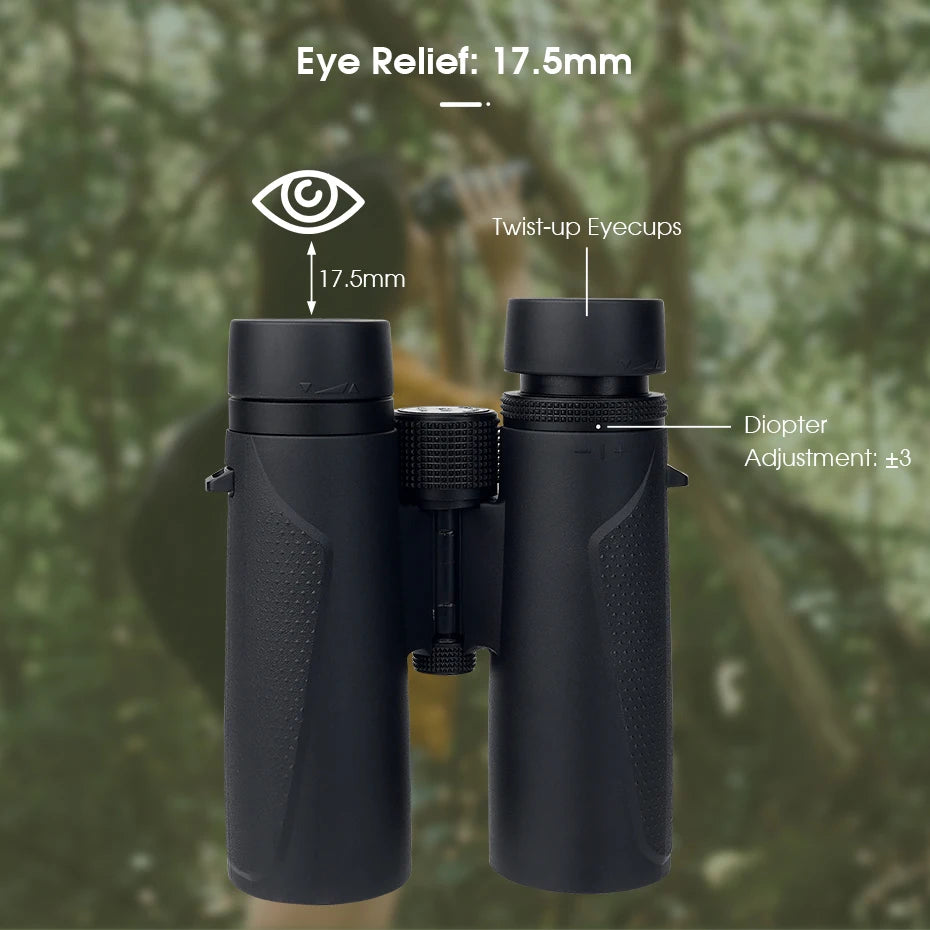 SV202 ED Glass Binoculars 8x32 / 8x42 / 10x42 / 10x50 IPX7 Waterproof BAK4
