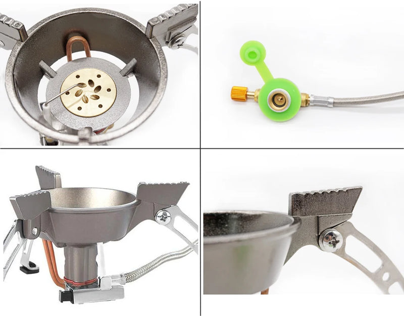 Whirlwind Firepower Camp Gas Stove Outdoor Windproof Burners Picnic Cooker Camping Equipment