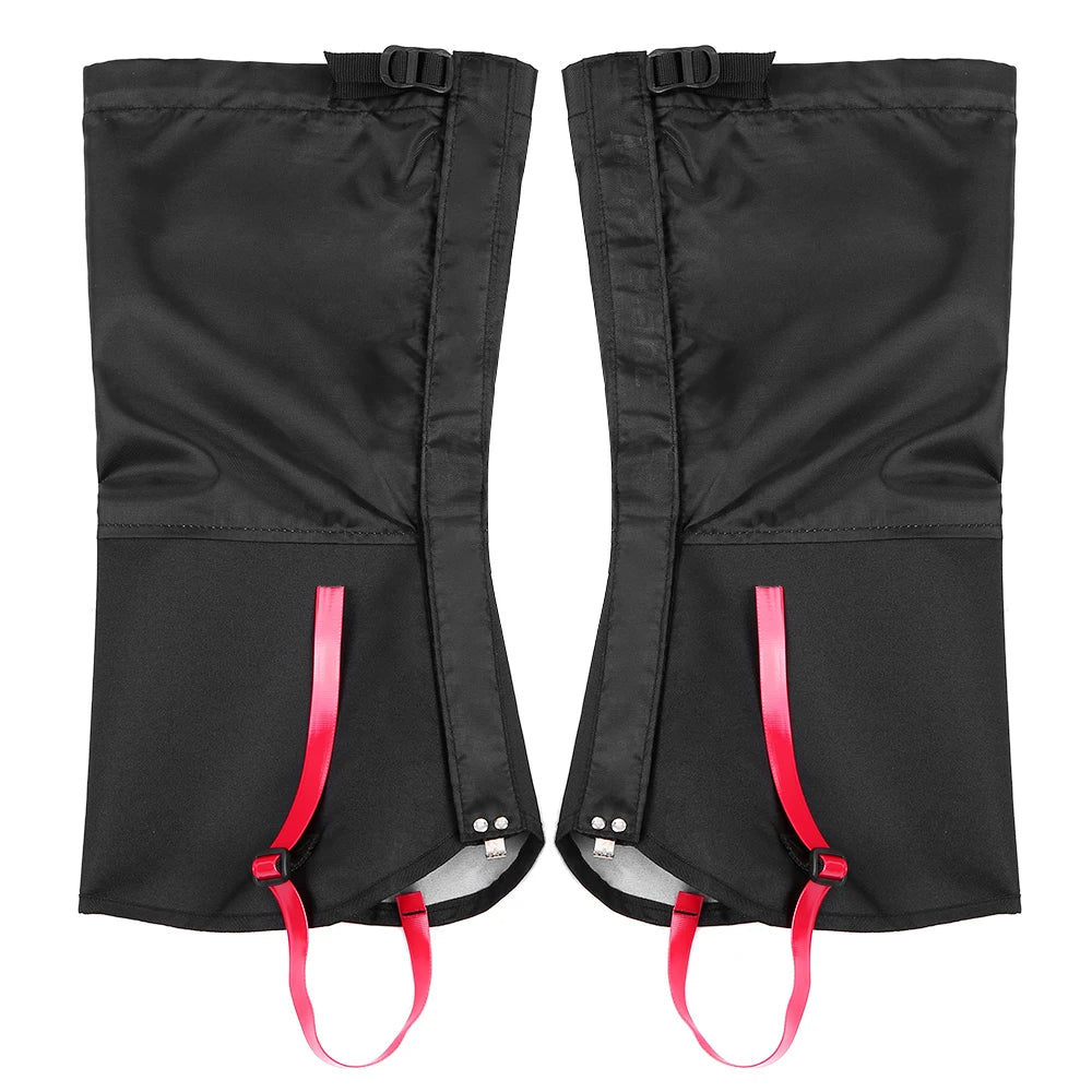 OUTDOOR MOUNTAIN Waterproof Snow Leg Gaiters for Hiking & Climbing Boots Cover