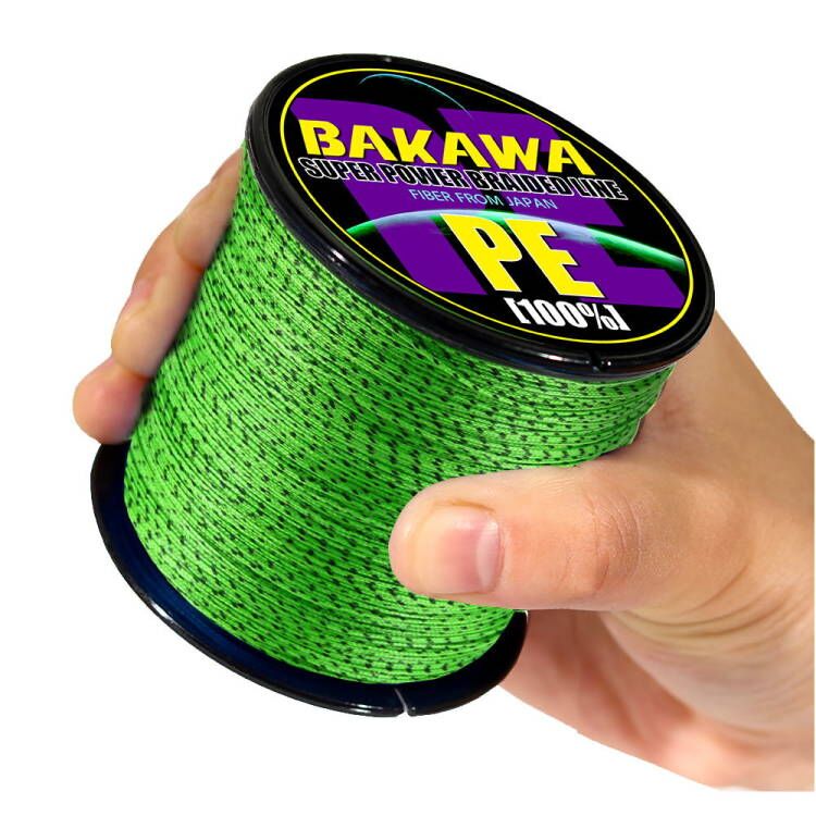 BAKAWA 4 Braided Fishing Line Length:300m/330yds Diameter:0.2mm-0.42mm,size:10-85lb Japan PE