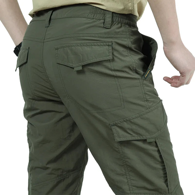 Mens Lightweight Breathable Quick Dry Pants Casual Army Military Style Trousers Tactical Cargo Pants