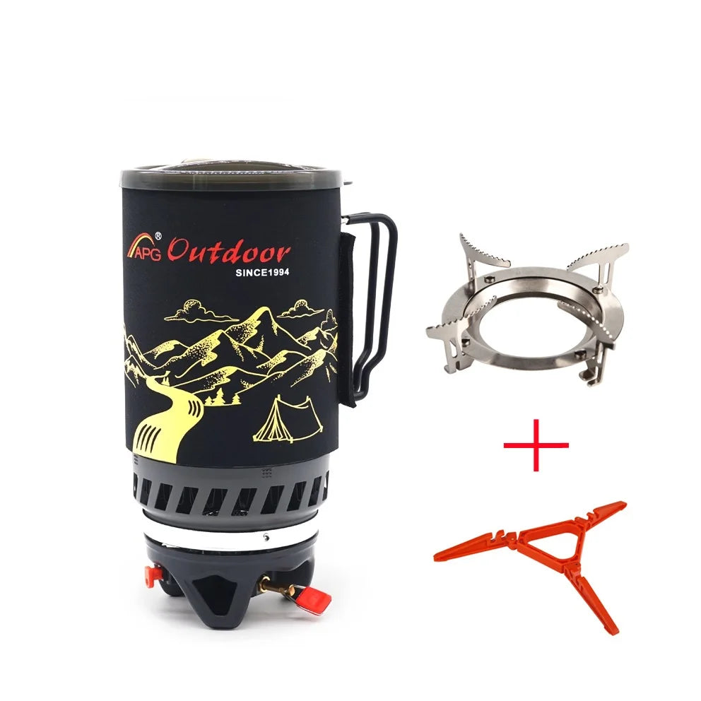 APG 1400ml Portable Gas Stove Cooking System for Camping & Outdoor Use