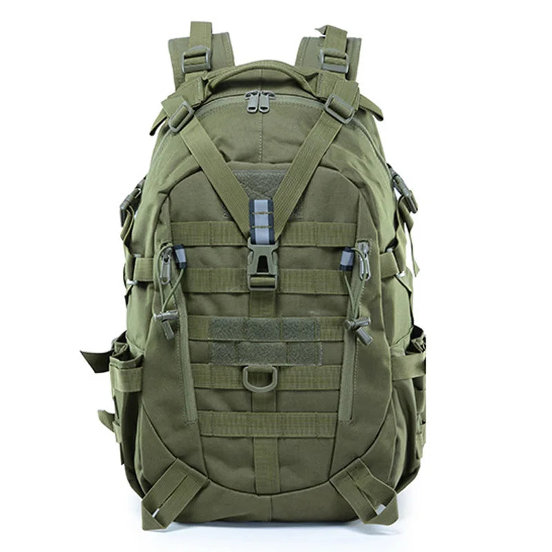 40L Tactical Hiking Backpack for Camping, Climbing & Outdoor Adventures – Reflective Molle Design