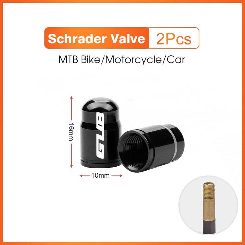 2pcs Aluminum Bicycle Tire Valve Cap Ultralight Mountain Road Bike Tyre Cap Schrader/Presta Tire