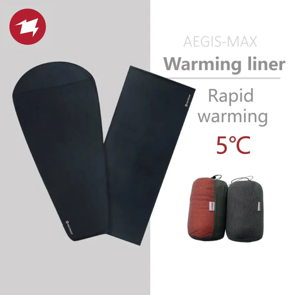AEGISMAX Thermolite Sleeping Bag Liner Ultralight Camping Hiking Summer Outdoor Thermal Sleeping Bag