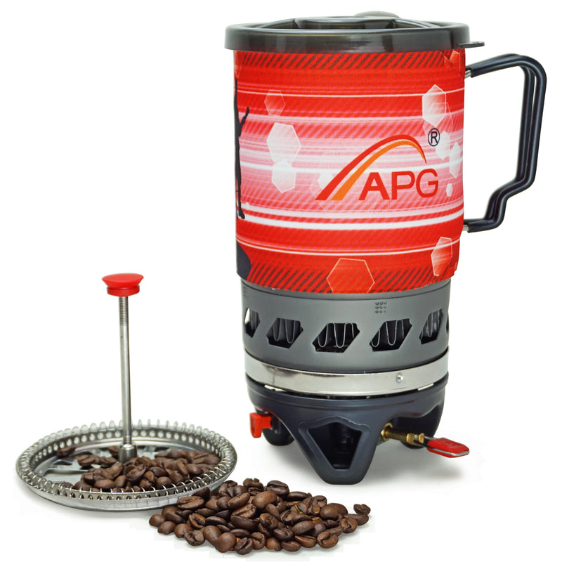 APG Manual French Presses Pot Coffee Filter Percolator Tool for Tea Filter Cup Mug Camping Cookware