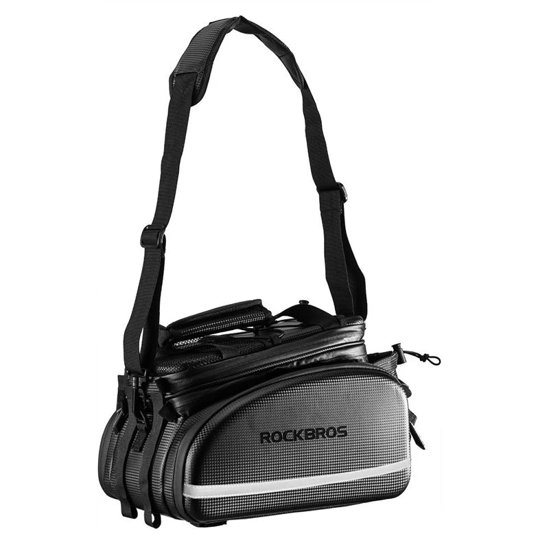 ROCKBROS Bicycle Carrier Bag MTB Bike Rack Bag Trunk Pannier Cycling Multifunctional Large Capacity