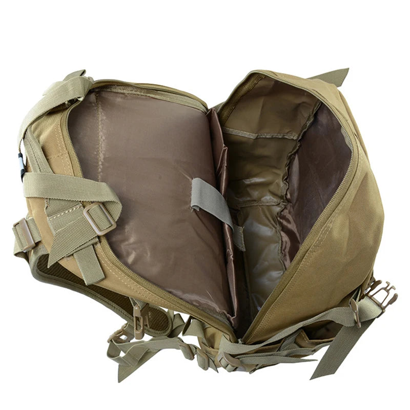 40L Tactical Hiking Backpack for Camping, Climbing & Outdoor Adventures – Reflective Molle Design