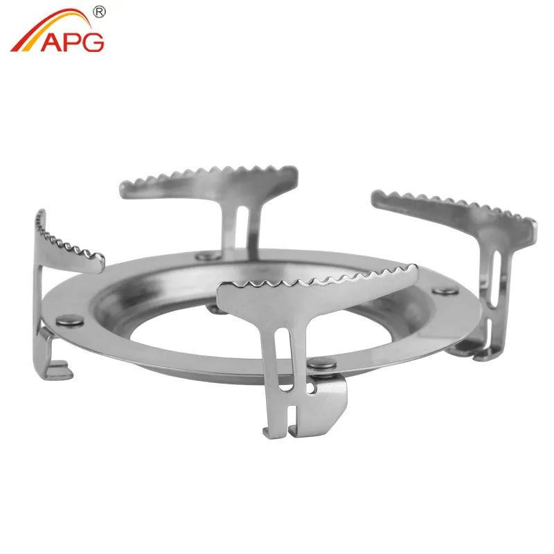 APG Portable System Stove Rack Stainless Steel Pot Bracket Cooking Camping Pot Stander