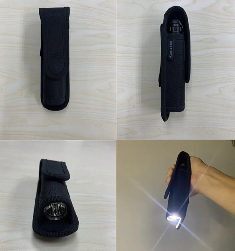 Tactical Flashlight Holster V10 Durable Torch Holder for 30mm Flashlights