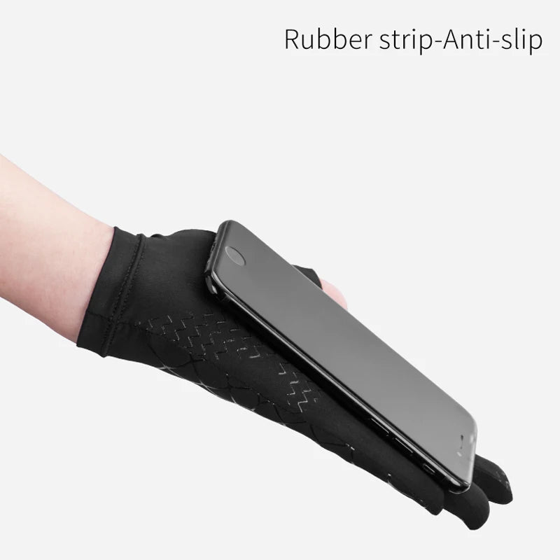 ROCKBROS Summer Cycling Gloves Anti-Slip Breathable Touchscreen Half Finger Bike Gloves