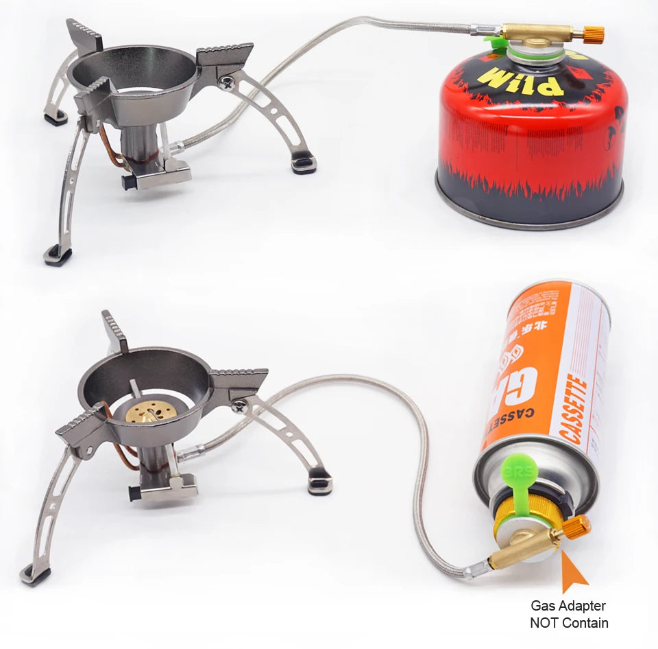 Whirlwind Firepower Camp Gas Stove Outdoor Windproof Burners Picnic Cooker Camping Equipment