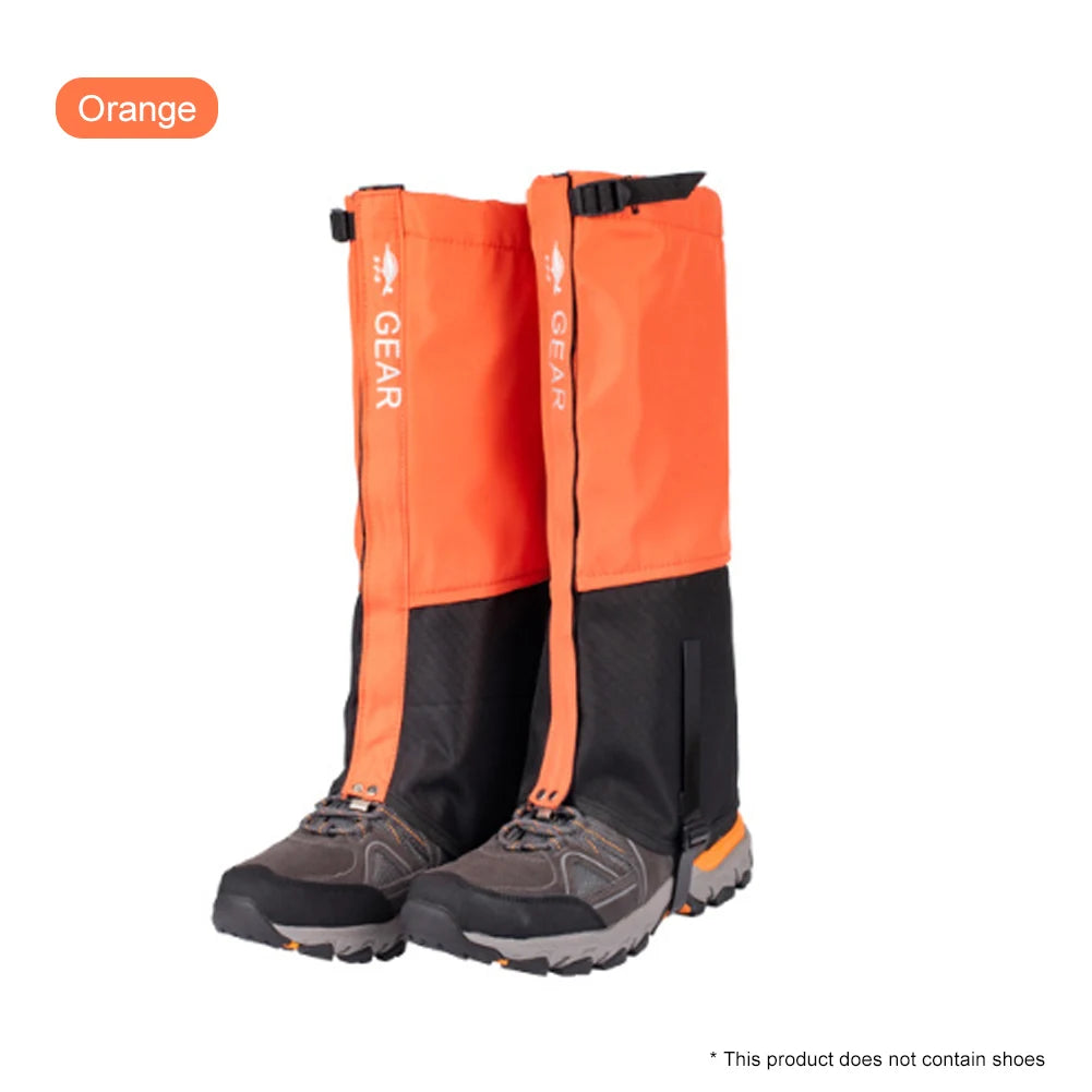 Waterproof Hiking Leg Gaiters – Durable Outdoor Leg Warmers for Winter Travel, Camping & Climbing