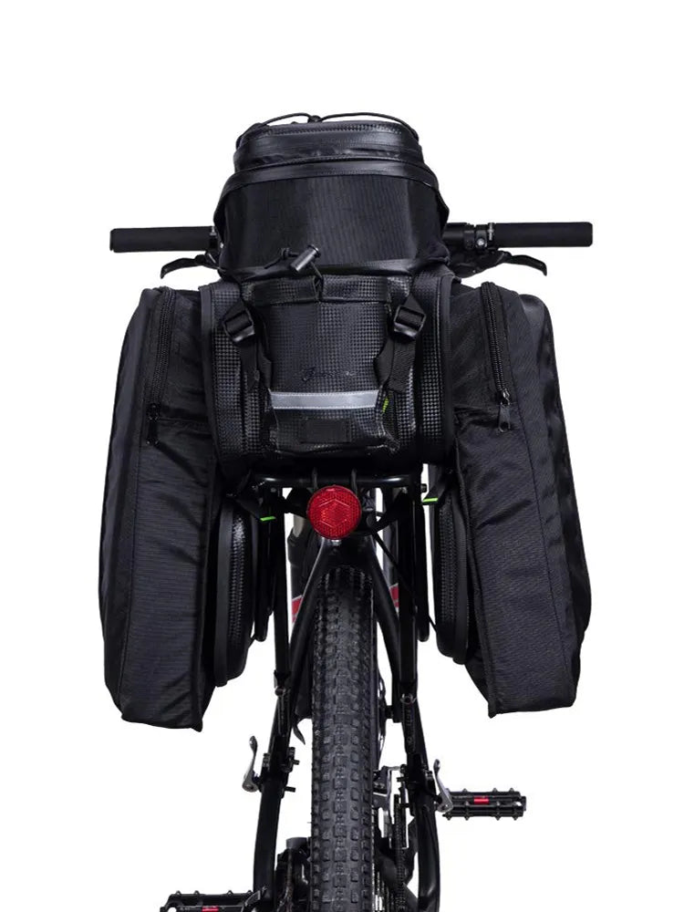 ROCKBROS Bicycle Carrier Bag MTB Bike Rack Bag Trunk Pannier Cycling Multifunctional Large Capacity