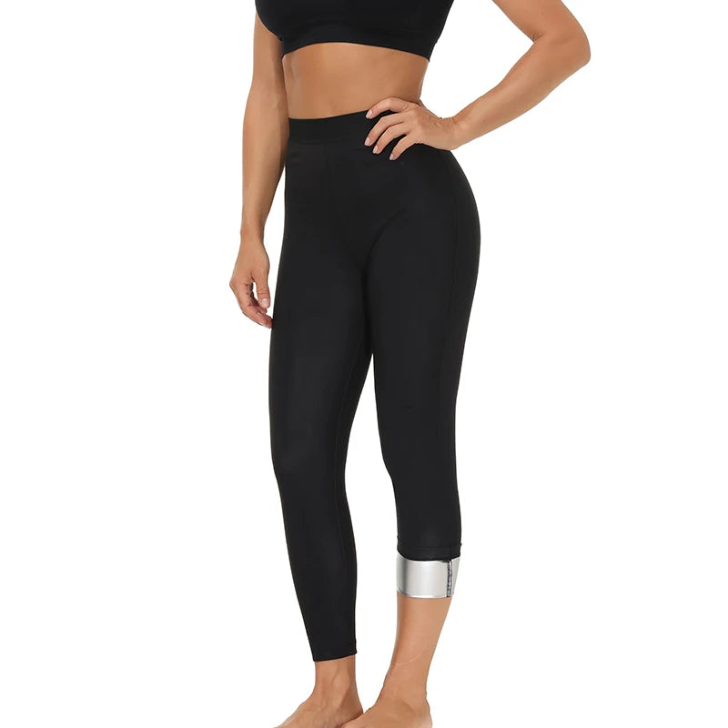 Sauna Sweat Pants for Women High Waist Thermo Slimming Shorts