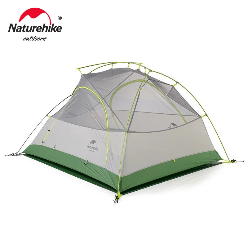 NATUREHIKE Star River 2 Ultralight 2-Person Waterproof Camping Tent for Hiking, Travel & Fishing