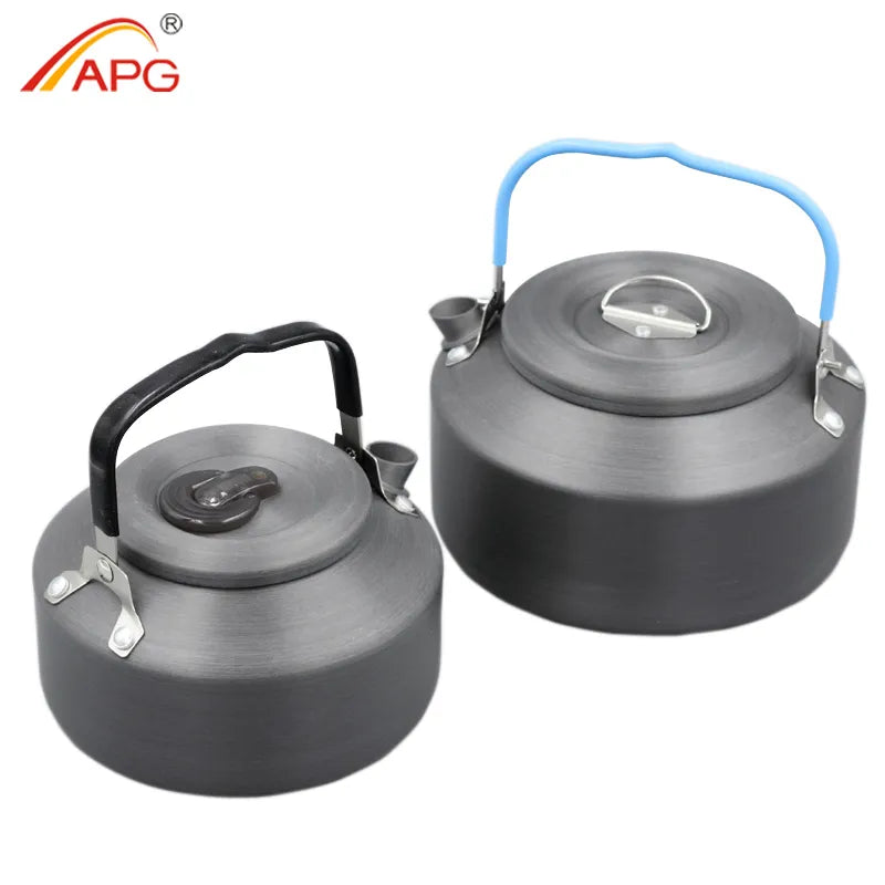 Apg Ultralight 1200Ml Camping Kettle Or 700Ml Outdoor Camping Hiking Cookware