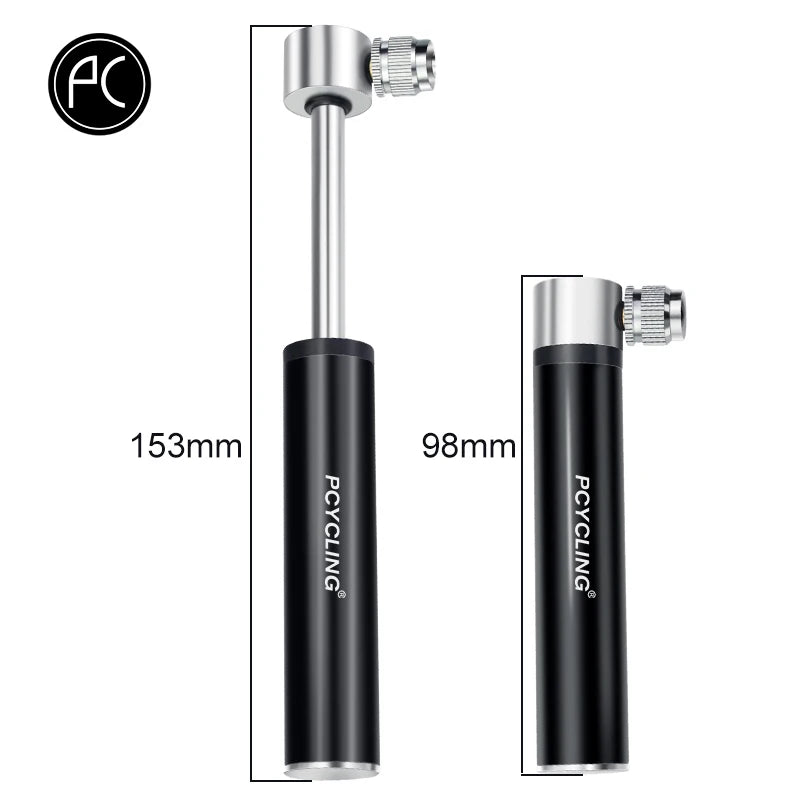 Mini Bicycle Pump Aluminum Alloy Cycling Hand Air Pump Ball Tire Inflator Pump 120PSI For AV/FV