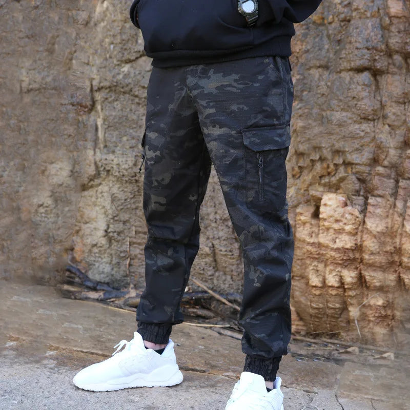 Men Streetwear Casual Camouflage Jogger Pants Tactical Military Trousers Men Cargo Pants