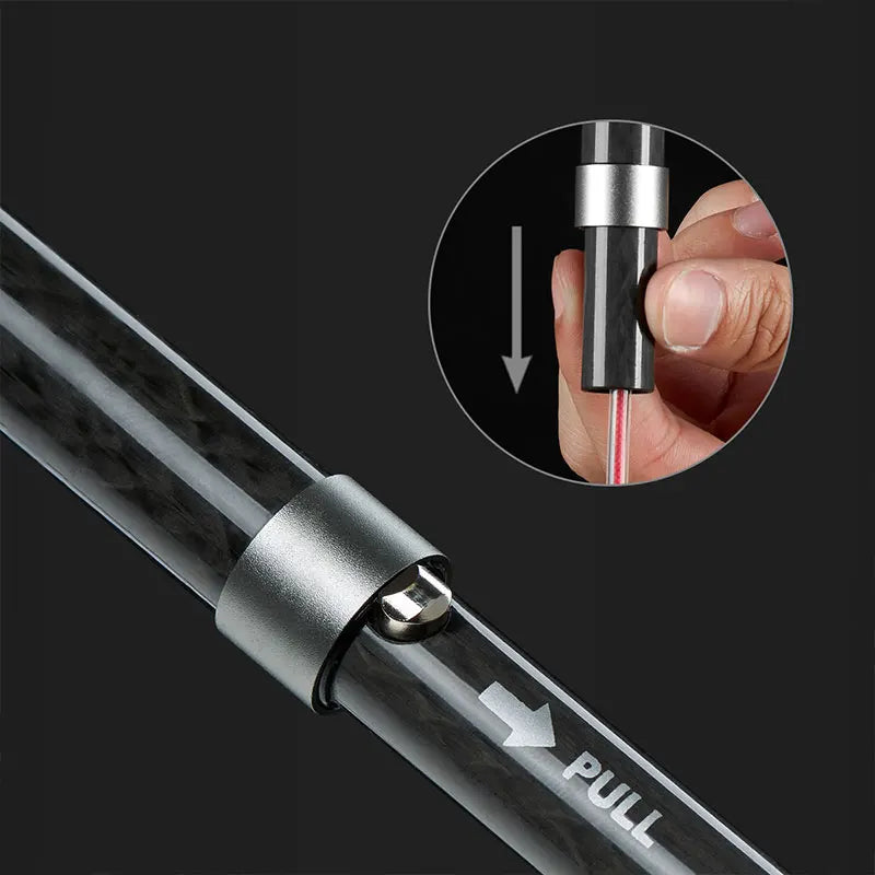 Naturehike ST08 Ultralight Foldable Carbon Trekking Poles – 4-Section Hiking Sticks