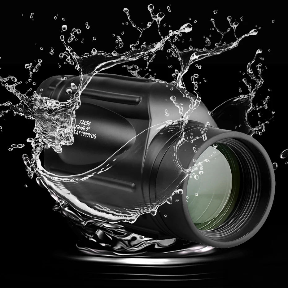 SV49 13x50 Powerful Waterproof Monocular Telescope for Camping Hiking Birdwatching