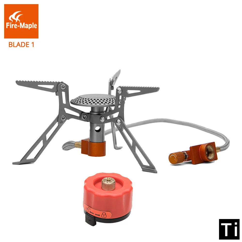 FMS-117T Titanium Ultralight Camping Stove 3300W Portable Gas Burner