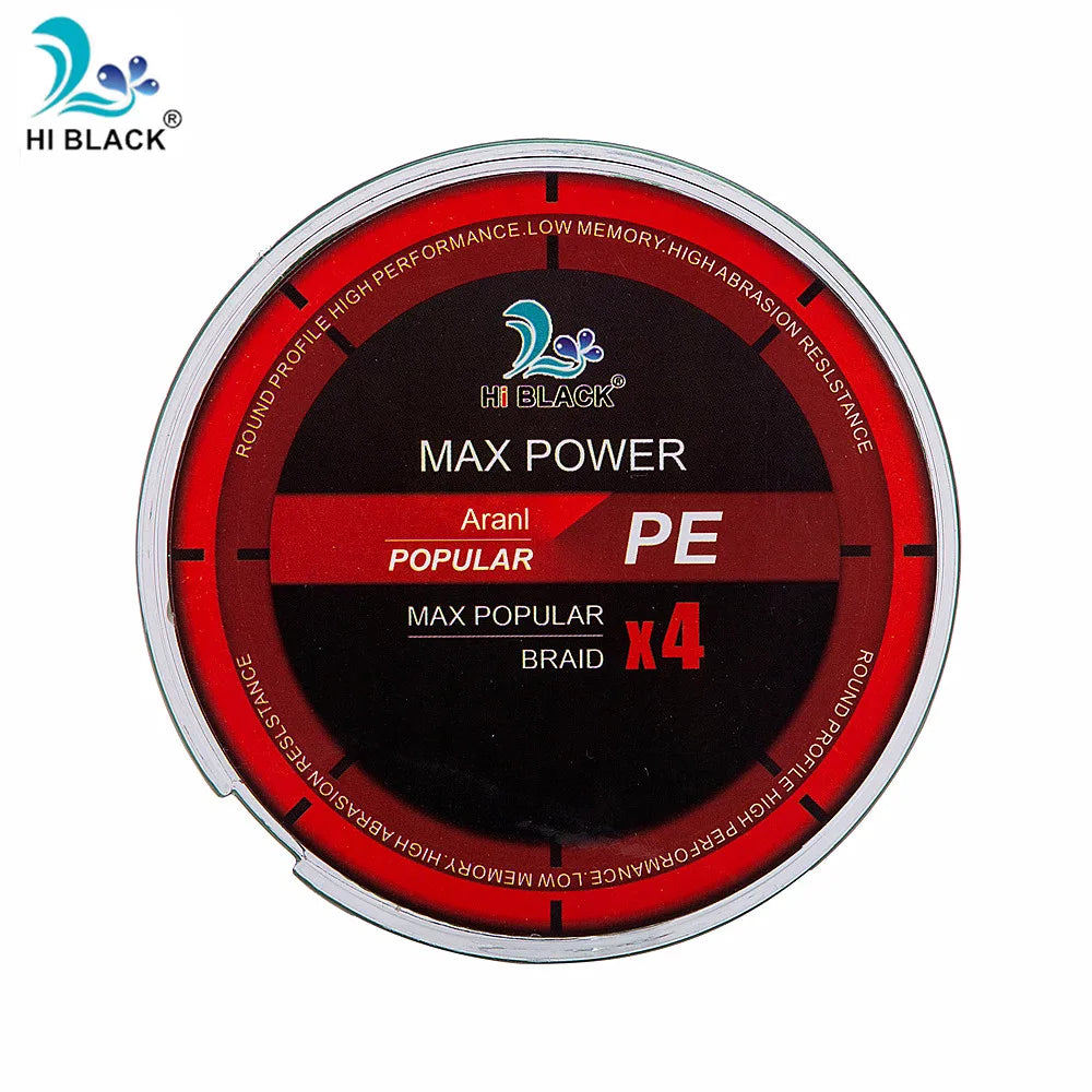 300M 500M 1000M 4 Strands 8-80LB Braided Fishing Line PE Multilament Braid Lines Wire