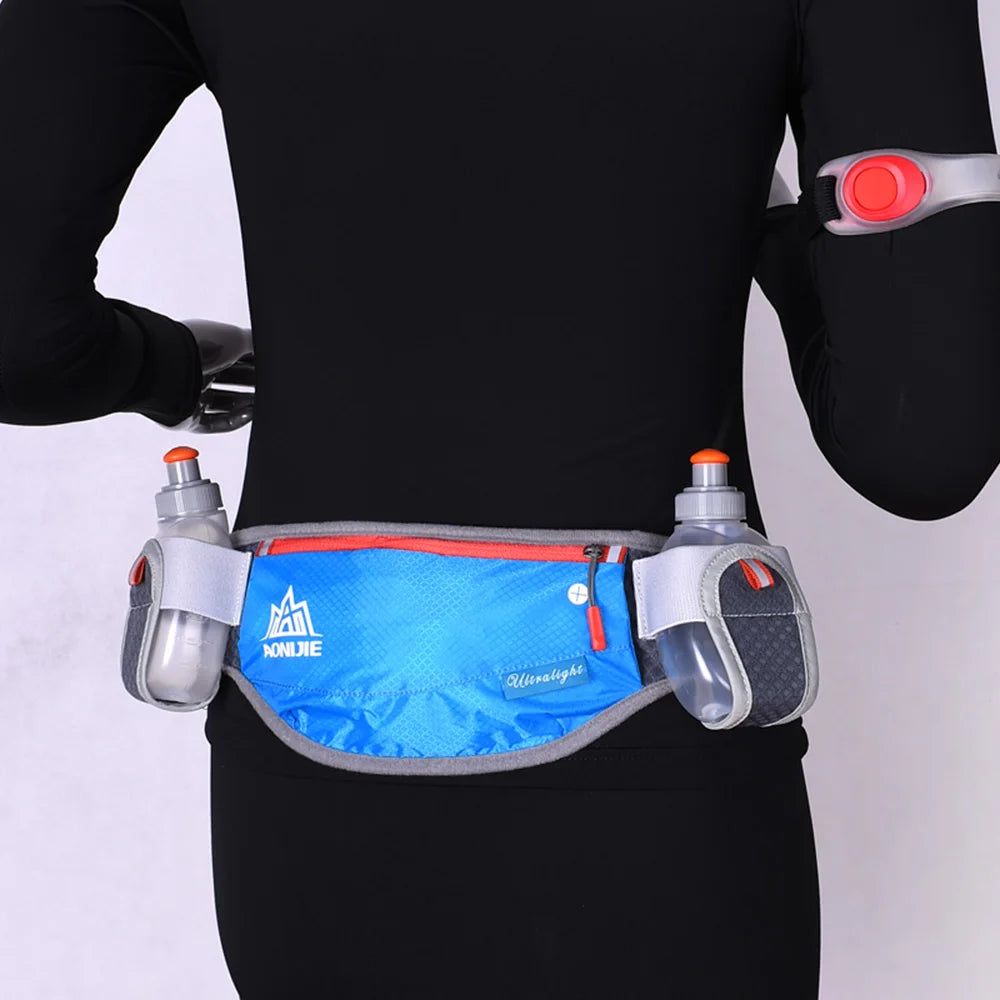 AONIJIE E882 Running Hydration Belt with 170ml Bottles Marathon Jogging Cycling Waist Bag