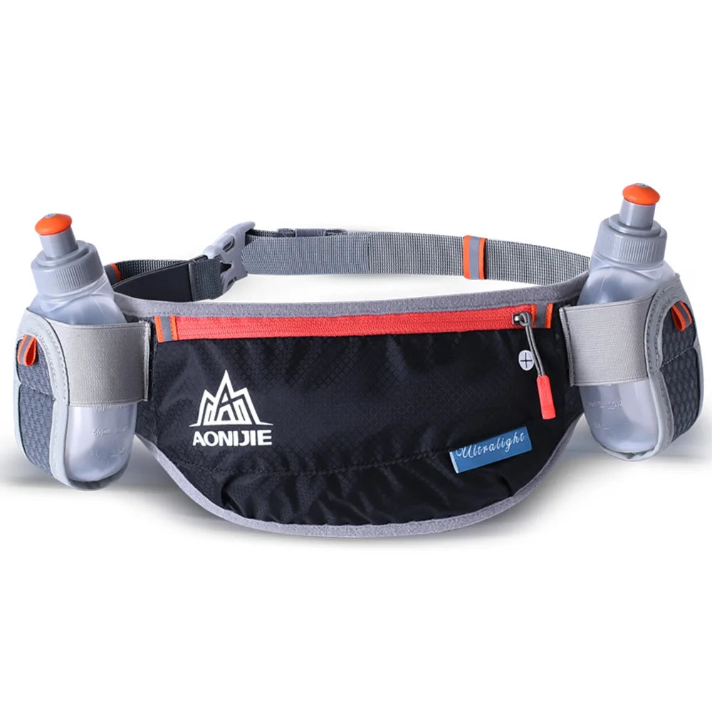 AONIJIE E882 Running Hydration Belt with 170ml Bottles Marathon Jogging Cycling Waist Bag