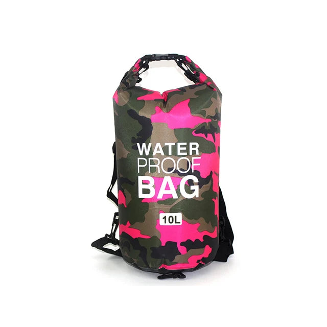 PIONEER Waterproof Dry Sack Camouflage Swimming Boating Kayaking Storage Bag 2L–30L