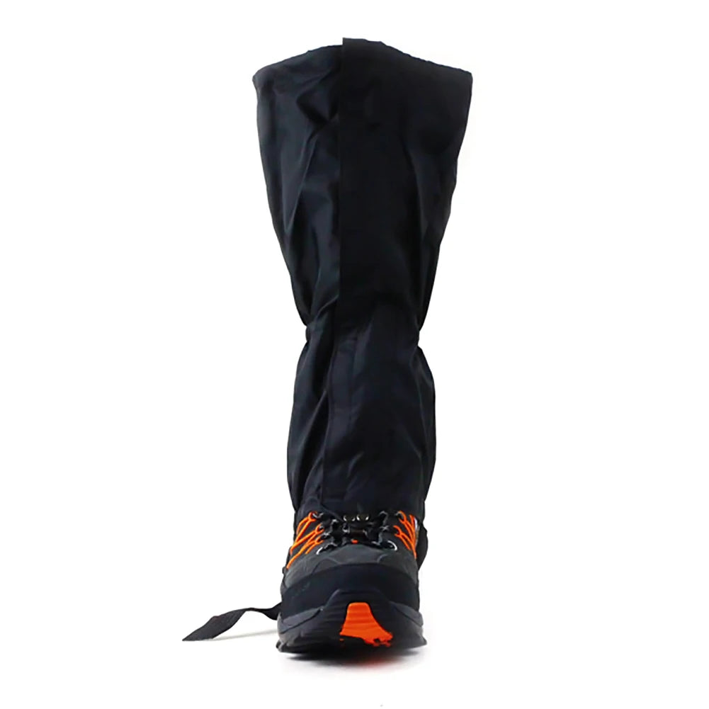 1 Pair Waterproof Leg Gaiters – Breathable Hiking & Skiing Shoes Cover for Outdoor Protection