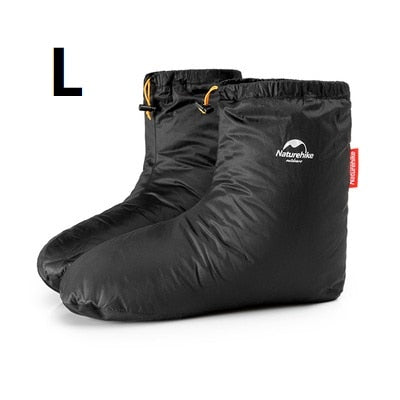 Naturehike Sleeping Bag Accessories Goose Down Slippers Outdoor Camping Down Socks Warm, Water
